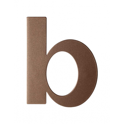 Bronze blend letter B plat, 110 mm