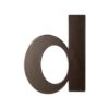 dark blend letter d plat 110 mm 1