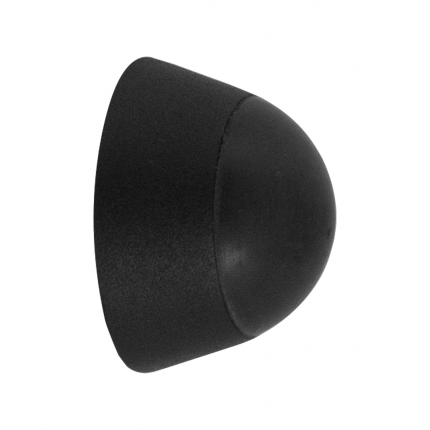 Deurstopper zwart rond 37,5x25 mm
