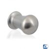 Meubelknop rond 30x45mm RVS