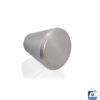 Meubelknop rond 25x24mm RVS