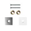Enkele greep bevestigingsset op hout blinde montage 24x24x2mm