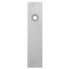 kortschild gpf1100 15 wc63 8 grote knop rvs geborsteld 1