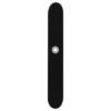 Langschild XL PC85 afgerond zwart
