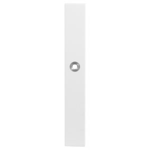 Langschild XL PC85 linksdraaiend rechthoekig wit