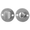 Toiletgarnituur 50x2mm stift 5mm RVS geborsteld grote knop