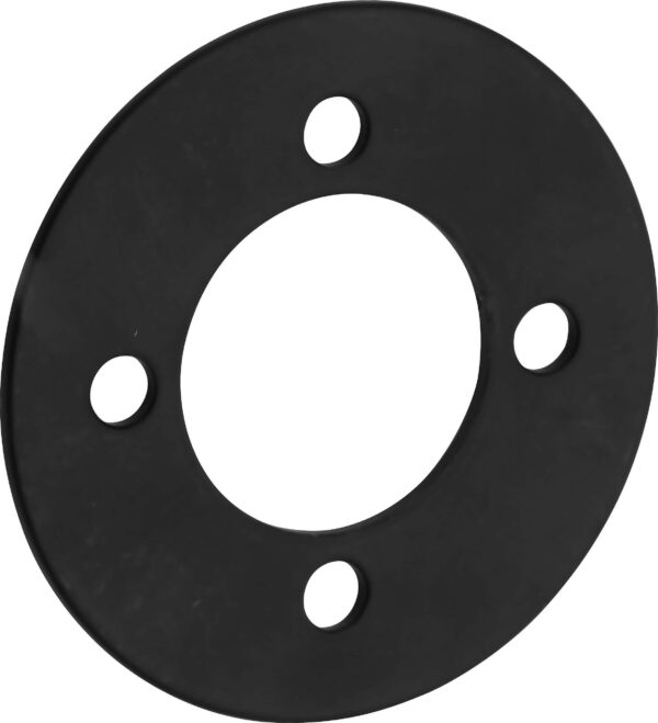 Smetplaat tbv SKG cilinderrozet voor oplegslot mat zwart
