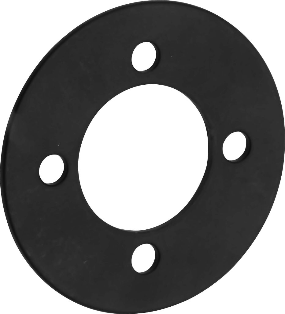 Smetplaat tbv SKG cilinderrozet voor oplegslot mat zwart