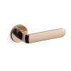 1801 rose goud pp33 deurkruk op rozet 51x6mm