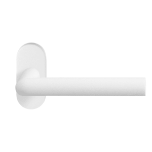 GPF8212.44 witte deurkruk Toi op ovale rozet