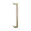 gpf13 deurgreep verkropt 22x22x400mm hoogte 60mm champagne blend