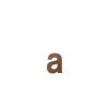 huisnummer toevoeging letter a bronze blend 116 mm