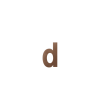 huisnummer toevoeging letter d bronze blend 156 mm
