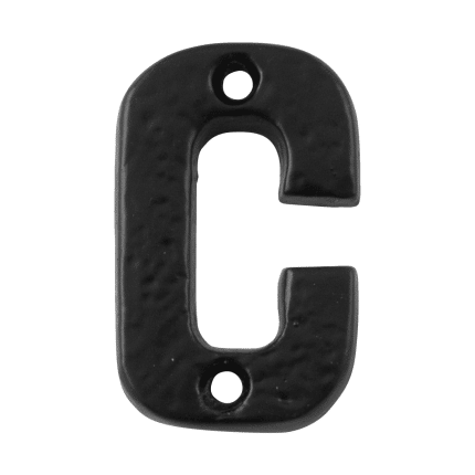 Landelijke huisnummer toevoeging letter ‘C’, 50 mm