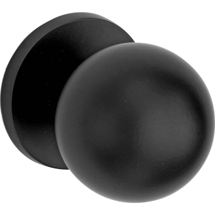 Voordeurknop Kogel 60mm mat zwart